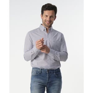 Campbell casual overhemd met lange mouwen