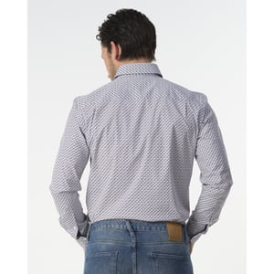 Campbell casual overhemd met lange mouwen