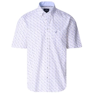 Campbell Casual overhemd met korte mouwen