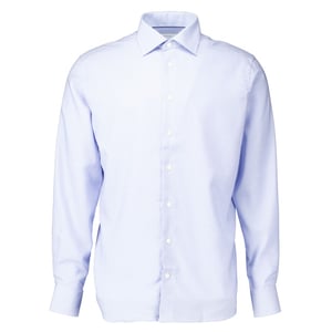 Eton Semi solid effect dobby shirt lange mouw overhemden 100013824