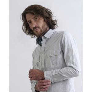 J.C. Rags Ruster casual overhemd met lange mouwen