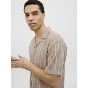 Jack & Jones Jjeenzo stripe resort shirt ss sn dessin