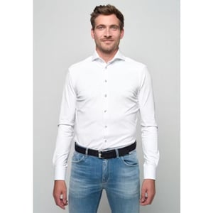 John Miller Slim fit lange mouw overhemden 5346516