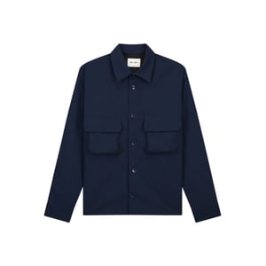 Olaf Hussein Bonded pocket overshirt ls overshirts m200306