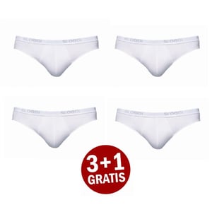 Sloggi Basic mini 4-pack wit