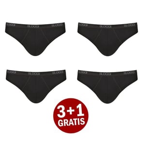Sloggi Basic mini 4-pack zwart
