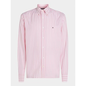 Tommy Hilfiger Casual hemd lange mouw flex poplin bold stripe rf mw0mw39159/0d1