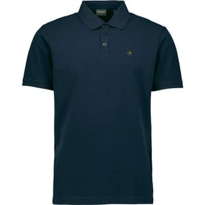 No Excess Polo pique garment dyed night