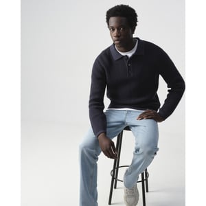 J.C. Rags Baker polo long sleeve