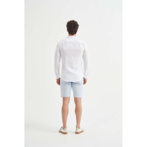 William de Faye Linnen shirt wit