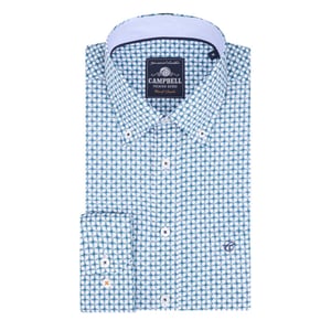 Campbell Casual overhemd met lange mouwen
