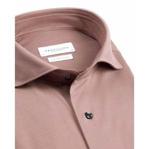 Profuomo Japanese knitted overhemd met lange mouwen
