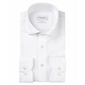 Profuomo Knitted mercerised overhemd met lange mouwen