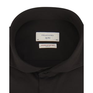 Profuomo Japanese knitted overhemd met lange mouwen
