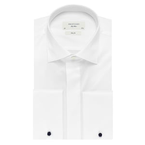 Profuomo Sky blue slim fit smoking overhemd