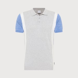 Blue Industry 2-tone polo |