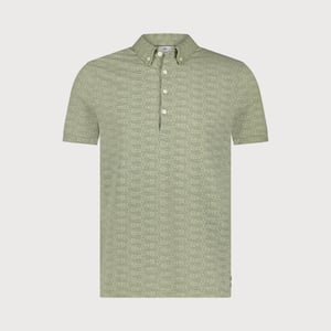 Blue Industry Polo met mini design |
