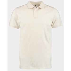 Bos Bright Blue Polo korte mouw fender polo melange 24108fe62bo/820 sand