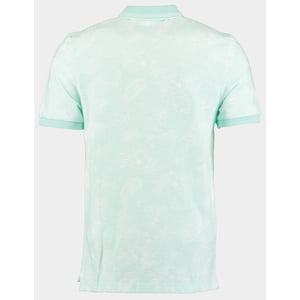 Bos Bright Blue Polo korte mouw ken polo oxford aop 24108ke09bo/313 mint