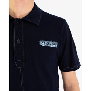 C.P. Company Heren denimlook polo