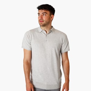 Q1905 Polo shirt hessum licht melange