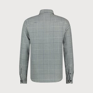 Blue Industry Overshirt met ruitmotief |