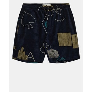Anerkjendt Aklt jan frotte aop shorts 901599 sky captain