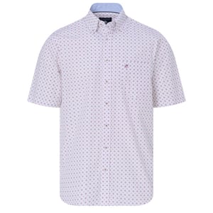 Campbell Casual overhemd met korte mouwen