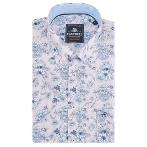 Campbell Ranger casual overhemd met korte mouwen