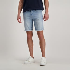 Cars Falcon short bleached uaed blue denim