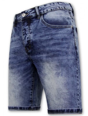 Enos Korte spijkerbroek stretch denim short