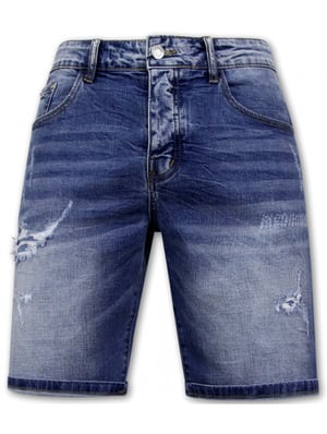 Enos Stretch korte broek denim short