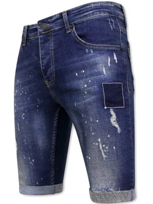 Local Fanatic Korte broek slim fit met gaten 1026