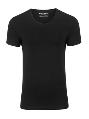 Garage Basis t-shirt diepe ronde hals bodyfit