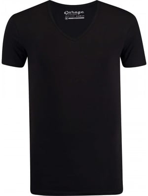 Garage Basis t-shirt diepe v-hals bodyfit