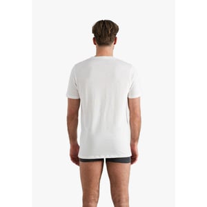 Phil & Co Heren ondershirt katoen t-shirt ronde hals 2-pack