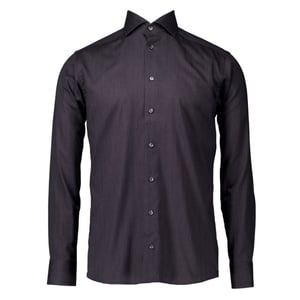 Eton Herringbone wrinkle free flannel shirt lange mouw overhemden 100012184