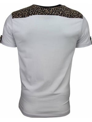 David Copper T-shirt tijger print motief