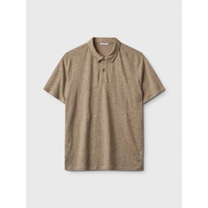 Gabba Duke linen polo ss 10806 coriander