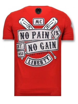 Local Fanatic T-shirt met opdruk sons of anarchy print