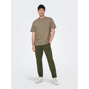 Only & Sons onsfred life rlx ss tee noos 22022532 desert
