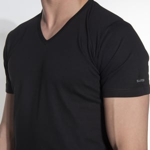 Slater Regular fit t-shirt v-hals 2-pack