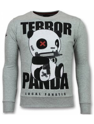 Local Fanatic Panda trui terror sweater