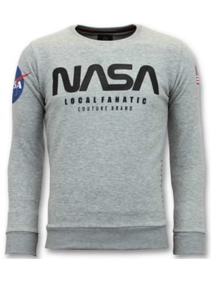 Local Fanatic Sweater nasa american flag