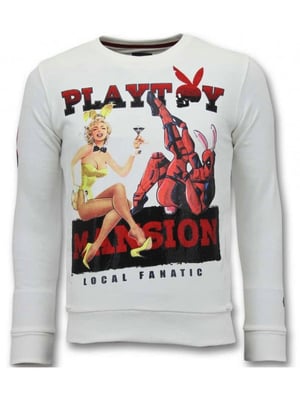 Local Fanatic Sweater the playtoy mansion