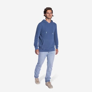 Nomad Gisborne bio-katoen hoodie heren | indigo