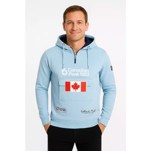 Canadian Peak heren anorak trui galapagos sky blue