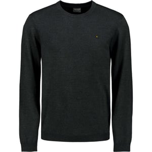 No Excess Pullover crewneck 2 coloured melang dark grey
