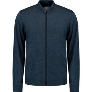 No Excess Cardigan 2 coloured melange navy