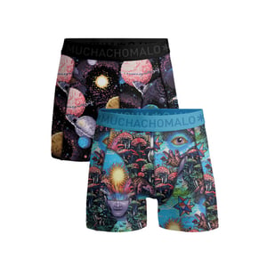 Muchachomalo Jongens 2-pack boxershorts inner outer space